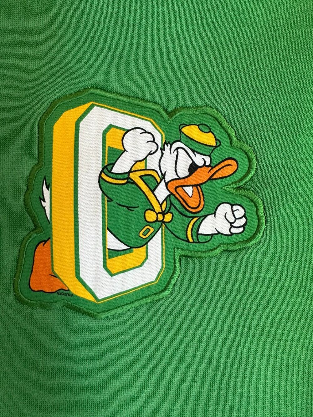 Nike Oregon Ducks Hoodie Pullover Puffy Logo Sweatshirt Green Yellow Men's Small - Picture 3 of 12